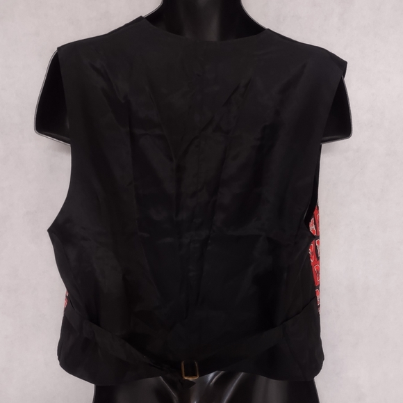 Nebraska Cornhuskers Vest Silk Men's Medium Merge Left - Picture 4 of 5